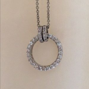Banana Republic Circular Ring Pendant Necklace